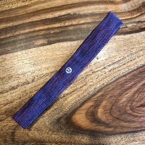 Purple Patterned lululemon Headband
